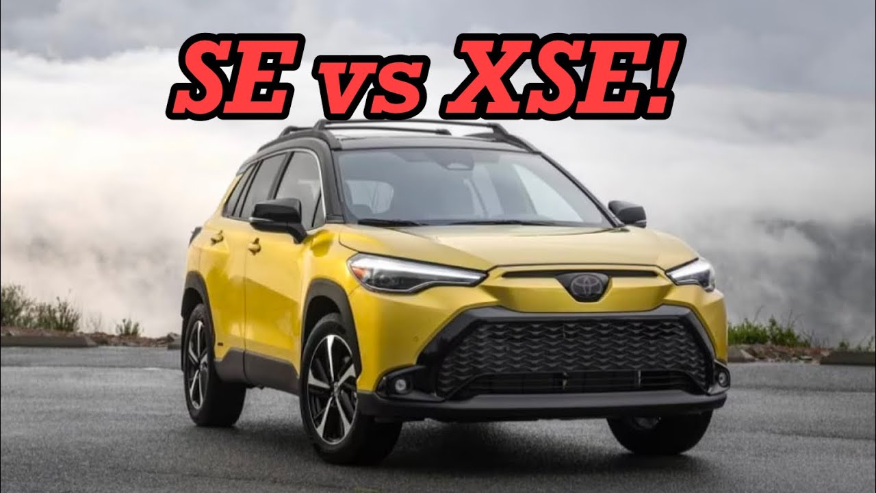 2023 Toyota Corolla Cross hybrid SE VS XSE! Which to buy?! YouTube