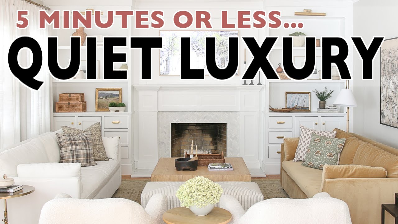 How to Bring Quiet Luxury Into Your Home Decor: The Trend Moves Inside