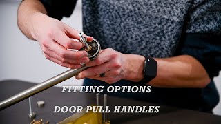 Large Door Pull Handles  Fixing Options
