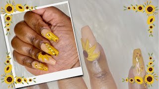  Sunflower Nails 