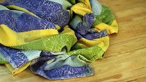 How To Fold a Rectangular Tablecloth