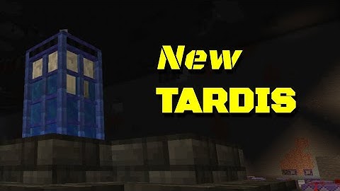 Vanilla Minecraft TARDIS 1.17 - New Falling Block Exterior