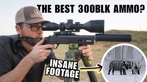 The MOST ACCURATE Subsonic for the .300 BLK Rossi Brawler… But the Bullet BOUNCED Off a HOG