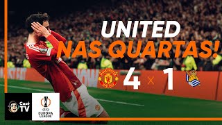Thumbnail for MELHORES MOMENTOS: MANCHESTER UNITED 4 X 1 REAL SOCIEDAD | OITAVAS DE FINAL | UEFA EUROPA LEAGUE