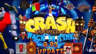 Crash Bandicoot - Back In Time Fan Game (0.95 Update) NEW BACKGROUNDS, NEW ENEMIES, BOSSES & MORE!