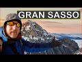 Gran sasso c poca neve la strada  aperta e raggiungo il rifugio al tramonto  abruzzo