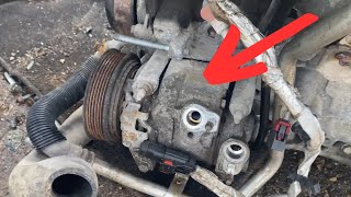 A/C Compressor Chrysler 300 3.6L 2011-2023 Location and Replacement 