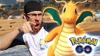 POKÉMON GO GAMEPLAY - CATCHING A DRAGONITE! DRAGONITE SPAWN LOCATION! (POKÉMON GO)