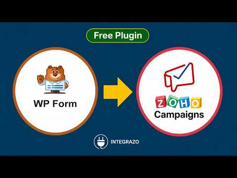 WPForms to Zoho Campaigns Integration (Free Plugin) | WordPress Tutorial