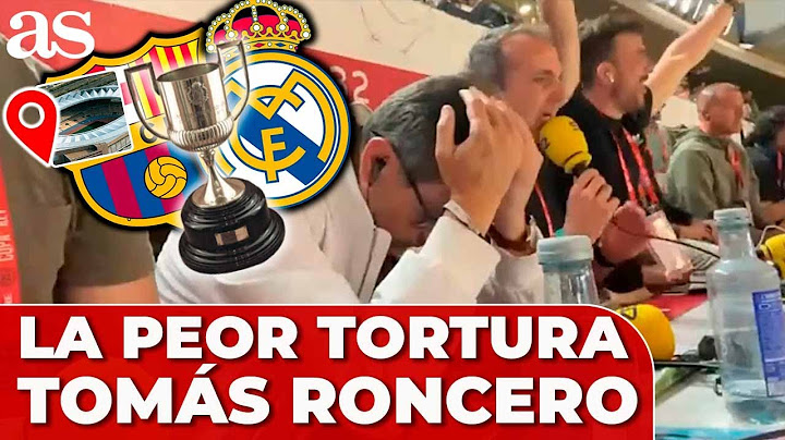 LA PEOR TORTURA para RONCERO: perder la COPA con MAZAZO en el 115 en el BARCELONA 3 - REAL MADRID 2