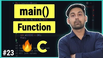 Main Function Full Detail Lecture Video In Hindi By Nirbhay Kaushik