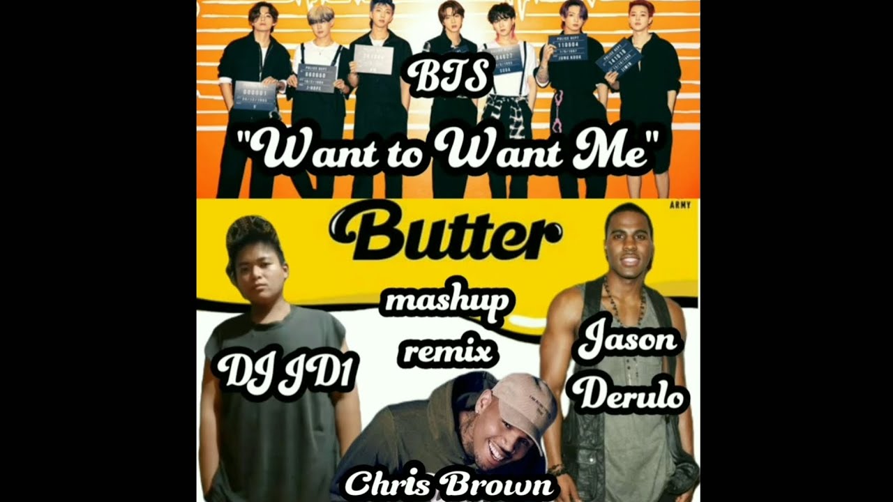 Jason Derulo, Chris Brown, BTS - Want to Want Me, Butter (mashup remix 2024)