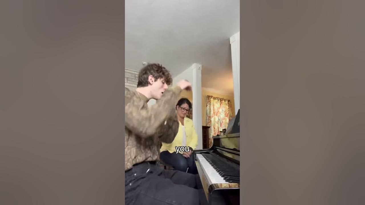 playing my song for my childhood piano teacher pt.2✨ ‘golden hour’ is out now everywhere. #shorts