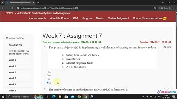 NPTEL Automation In Production Systems and Management Week7 Assignment7 Solution August 2024