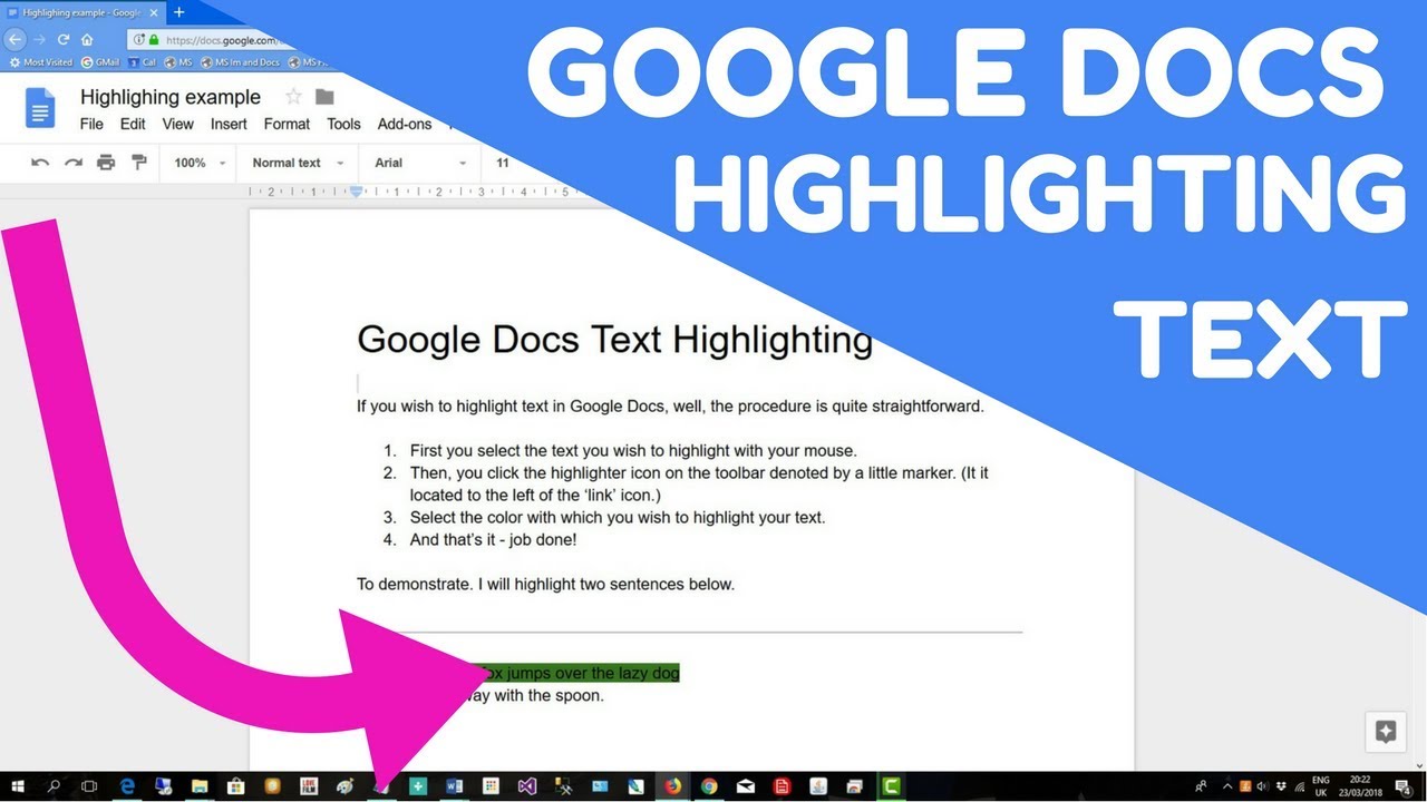 How To Highlight In Google Docs Shortcut inspire ideas 2022