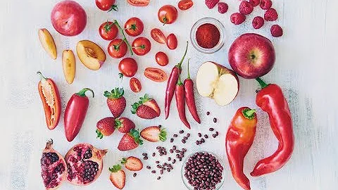 ¿Qué alimentos son rojos?