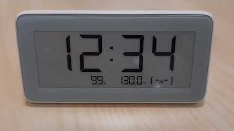 Faulty Xiaomi Mi Multifunctional Digital Clock E-INK Screen Temperature Humidity Sensor