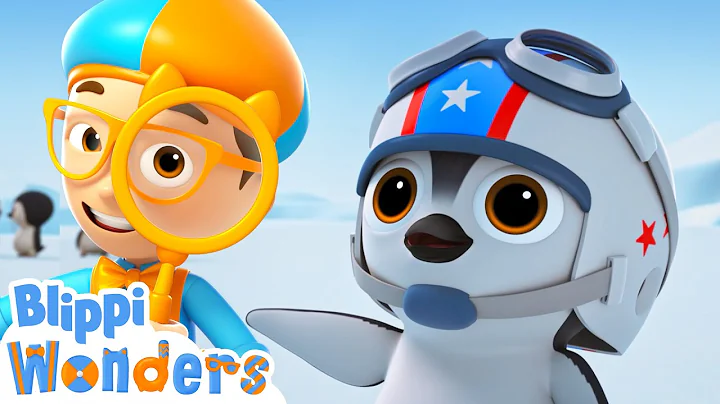 Penguins | Blippi  Wonders | Cartoons for Kids - Explore With Me!