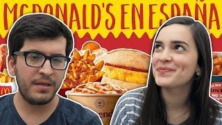 Así es MCDONALD’S en ESPAÑA: croquetas, sándwiches, papas y MÁS | Mariana Clavel