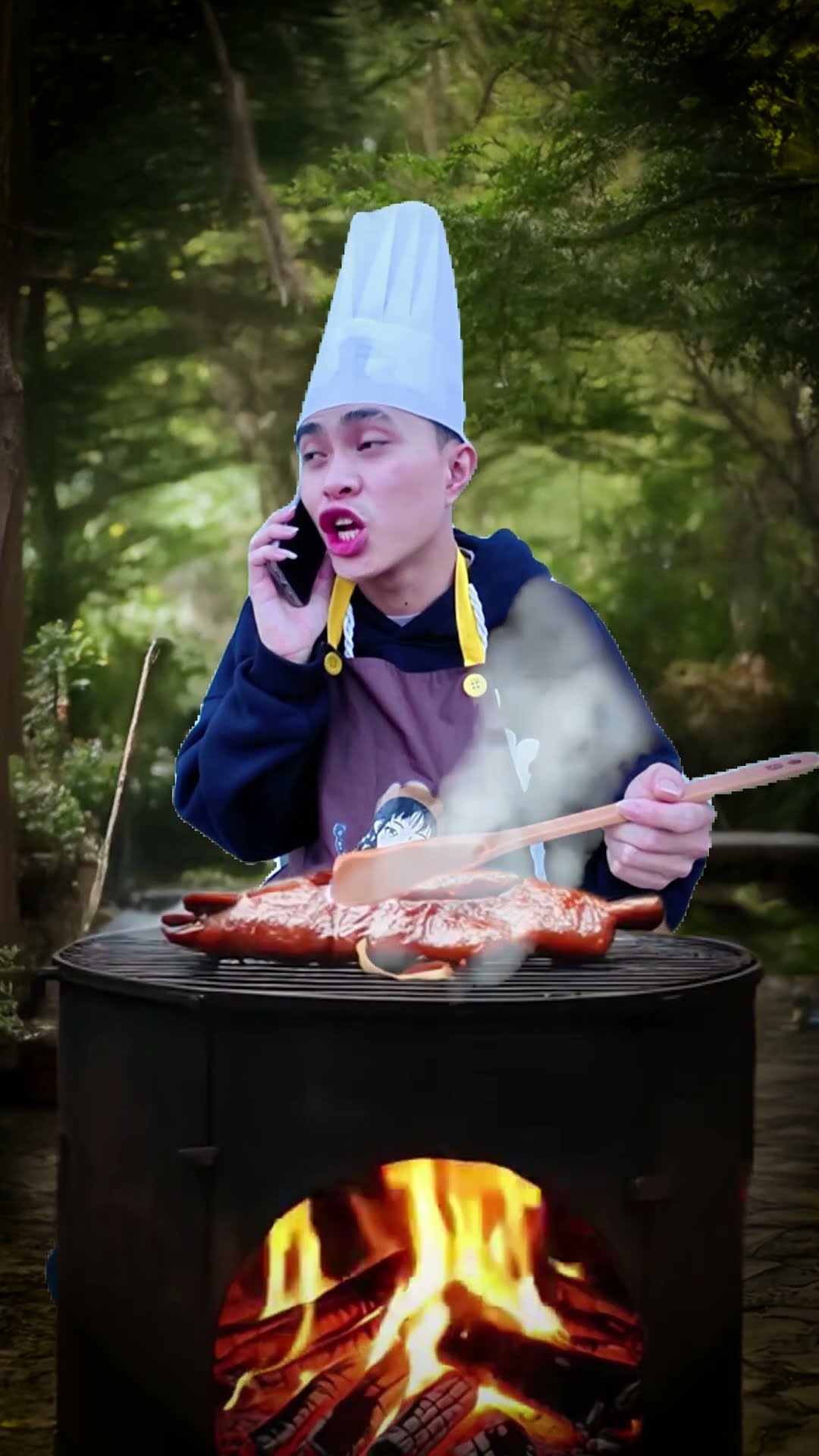 ACC - Hôm Nay Chúng Tôi Ăn Heo Nướng || Today We Eat Roasted Pig. #funny #troll