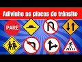 🚦 Você Reconhece Estas Placas de Trânsito? 🧠 Teste Seus Conhecimentos para a CNH!