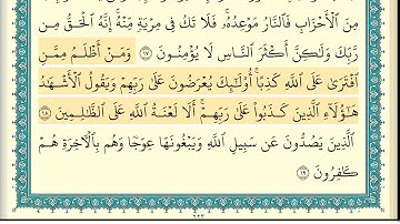 ابراهيم الاخضر سورة هود كاملة مكتوبة  HD