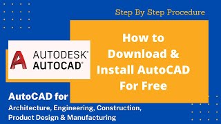 AutoCAD 2021 - Download and Install For Free - No Crack or Keygen