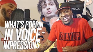 Azerrz  WHATS POPPIN by Jack Harlow IN VOICE IMPRESSIONS! | 21 Savage, Biden, Trump, etc (REACTION)
