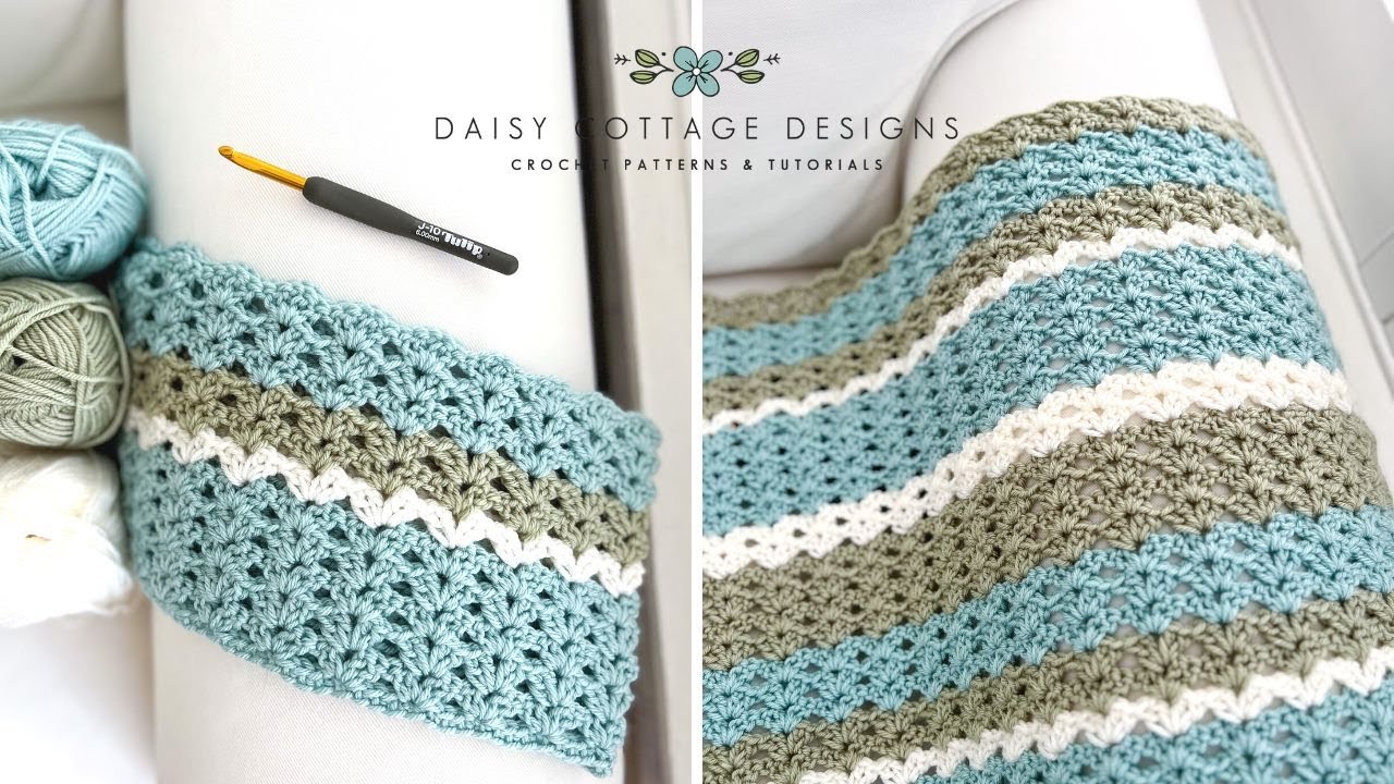 Easy Double Crochet Blanket Pattern - Free with Video - You Should Craft