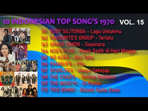 #Lagu1970#10 Indonesian Top Song 1970 Vol.15 (Original Song's)