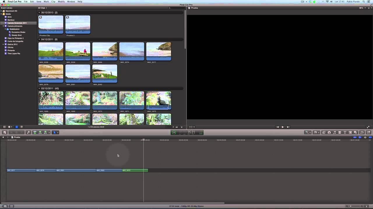 Final Cut Pro X En Espaol 25 Edicin Solo De Audio O Solo De Vdeo