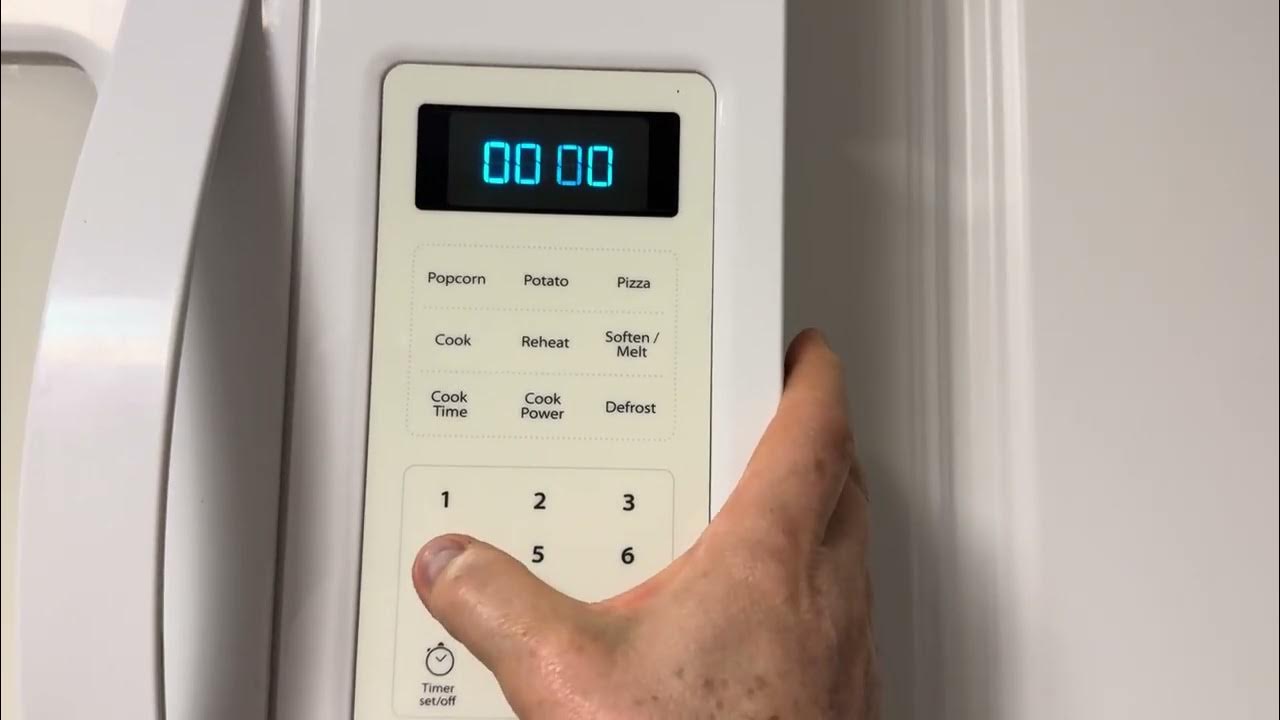 Set Timer on Whirlpool Microwave / How to YouTube