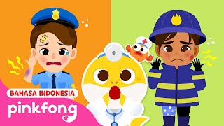 Aduh! Petugas Polisi Terluka! | Kumpulan Kartun Anak | Main Rumah Sakit | Baby Shark Indonesia