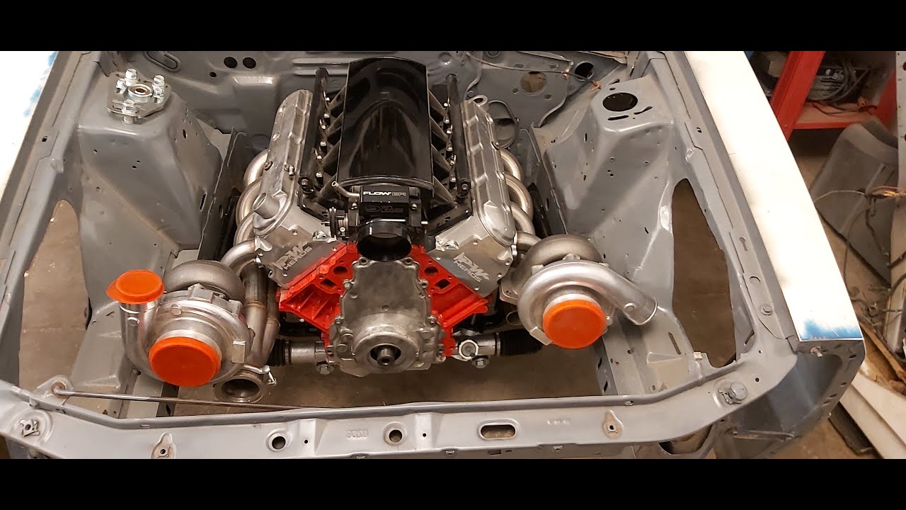 Fox Body drag car build part 4. Twin turbo. LS swap YouTube
