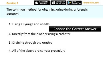Forensic Medicine MCQs Part 7 | Post Mortem Examination MCQs |  NEET, NTA UGC NET, University Exams