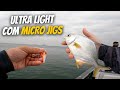 MUITOS PAMPOS NO MICRO JIG! Pescaria com Equipamento Ultra Light - Parte 2