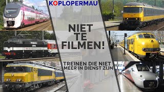 Can't film this: Trains that are no longer in service in The Netherlands!