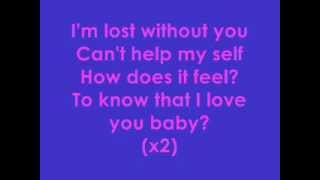 Video thumbnail of "Lost Without You- Robbin Thicke Lyrics"