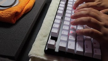 10min ASMR typing - HyperX Alloy FPS Pro w/ Cherry MX Red