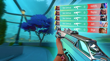 abusing ultra low sensitivity in valorant