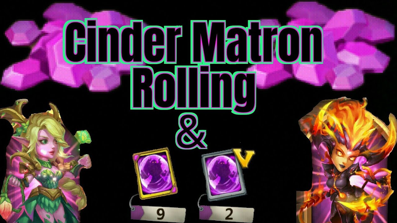 Rolling Gems & Premium Hero Cards | Cinder Matron | Castle Clash