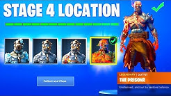 how to unlock stage 4 prisoner skin key location snowfall skin fortnite battle royale duration 10 11 - the prisoner fortnite all stages location