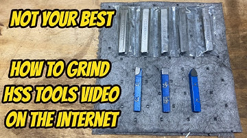 Vevor Mini Draaibank MX 400 Deel 30 - Eerste poging tot het slijpen van HSS snelstaal. Geen tutor...