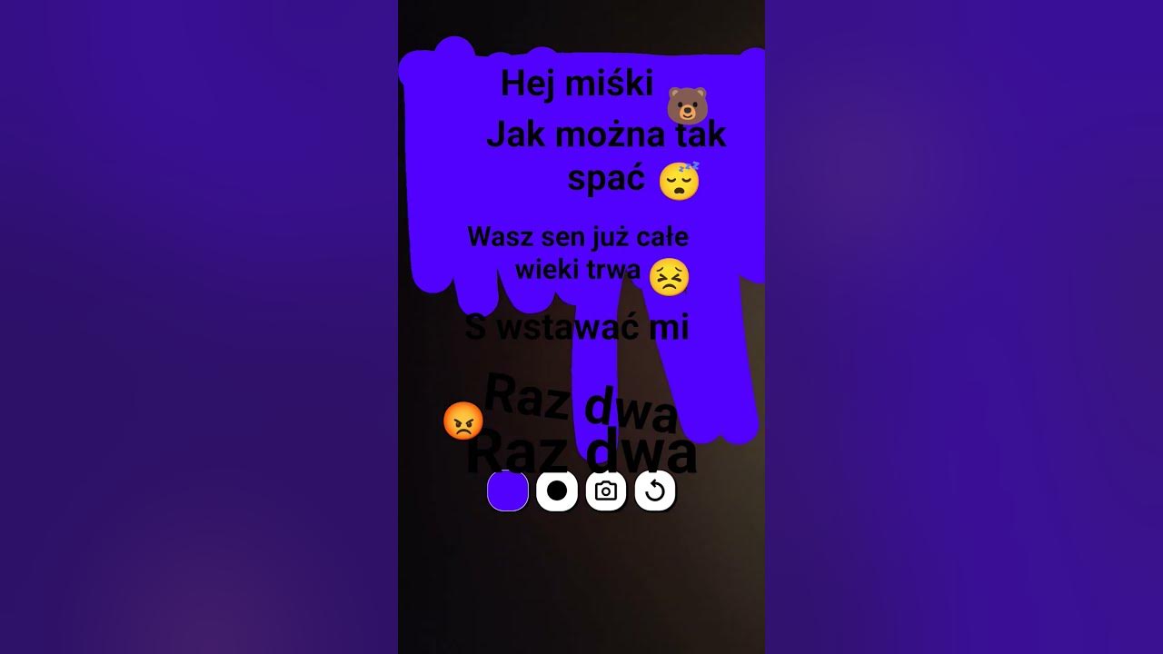 Hej miśki czas wstać jak można tak spać was sen już całe wieki trwa no wstawać mi raz dwa raz dwa!!!