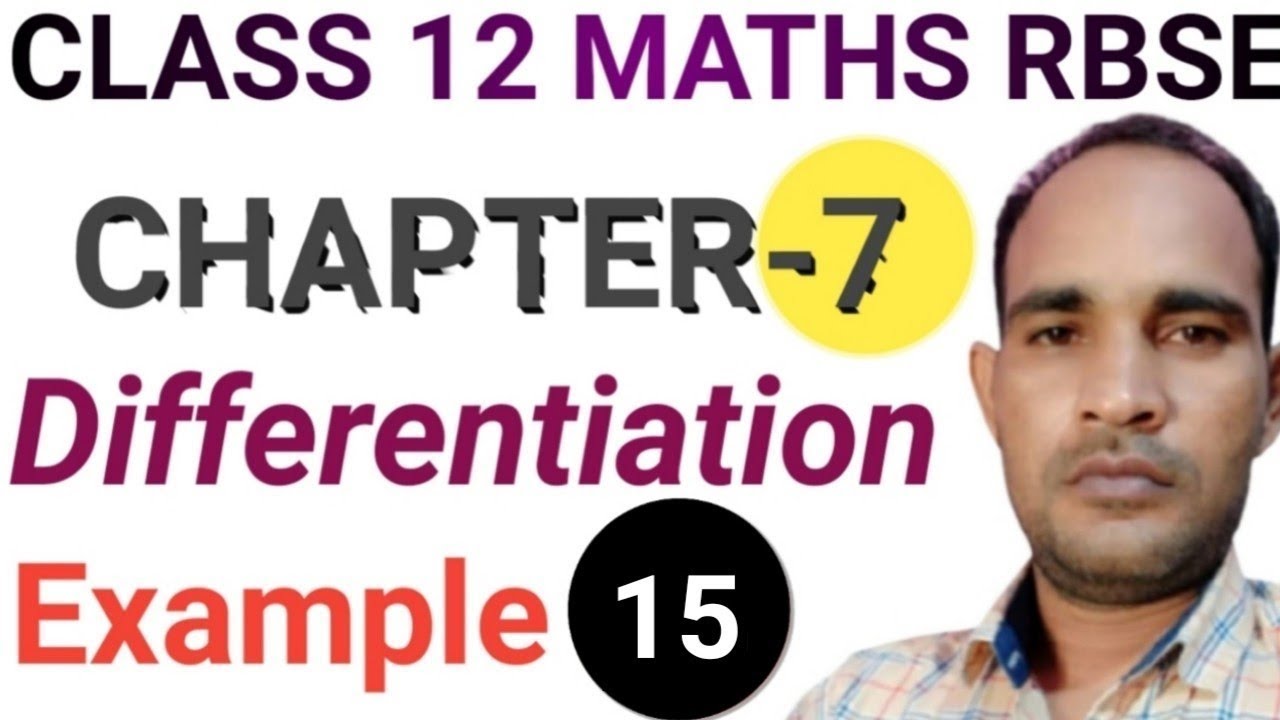 rbse class 12 maths chapter 7 examples|differentiation class 12 in hindi rbse