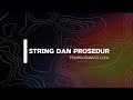 TUGAS 3 PEMROGRAMAN JAVA | STRING DAN PROSEDUR 