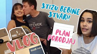 STIZE NAM STVARI ZA BEBU, SPREMAMO SOBICU | VLOG 2 DANA SA NAMA @jenniimartin