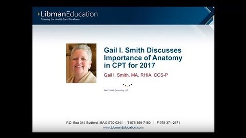 Importance of Anatomy in CPT for 2017