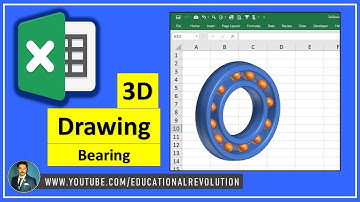 How to Make 3d Drawing in Excel - 3d Bearning in Excel