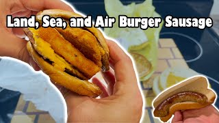 McDonald's Land Sea and Air Burger Sausage